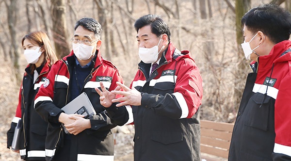 의왕시, 산불위기경보‘경계’발령에 따른 산불취약지 특별점검 추진