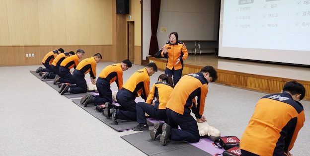 의왕소방서, 심폐소생술 상설 교육장 연중 운영