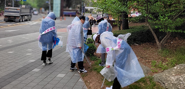 의왕시 내손1동 통장협의회, 봄맞이 환경정화 활동 전개